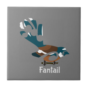 Faintail Piwakawaka Tile