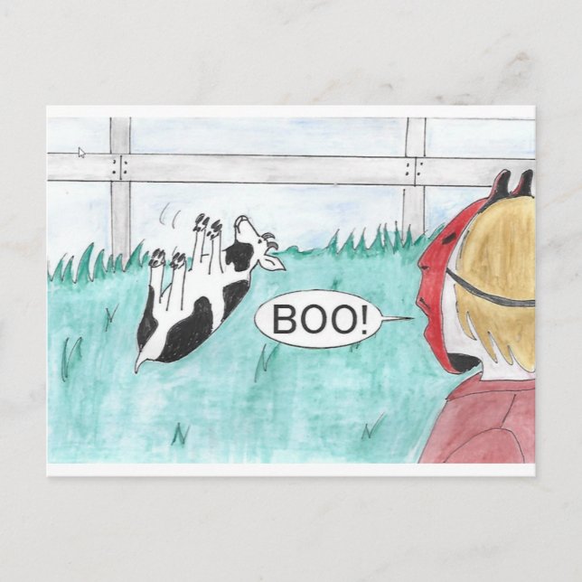 Fainting Goat Postcard (Front)