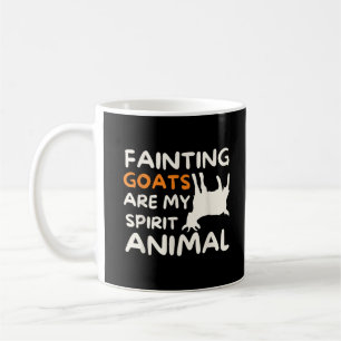 Fainting Goats Are My Spirit Animal Funny Goat Lov Coffee Mug