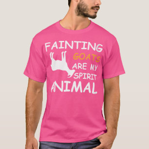 Fainting Goats Are My Spirit Animal Goat Lovers T-Shirt