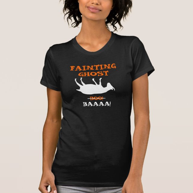 Fainting Goats Halloween T-Shirt (Front)