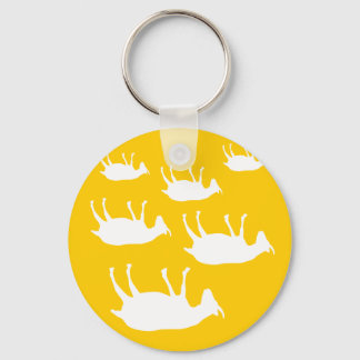 Fainting Goats Key Ring