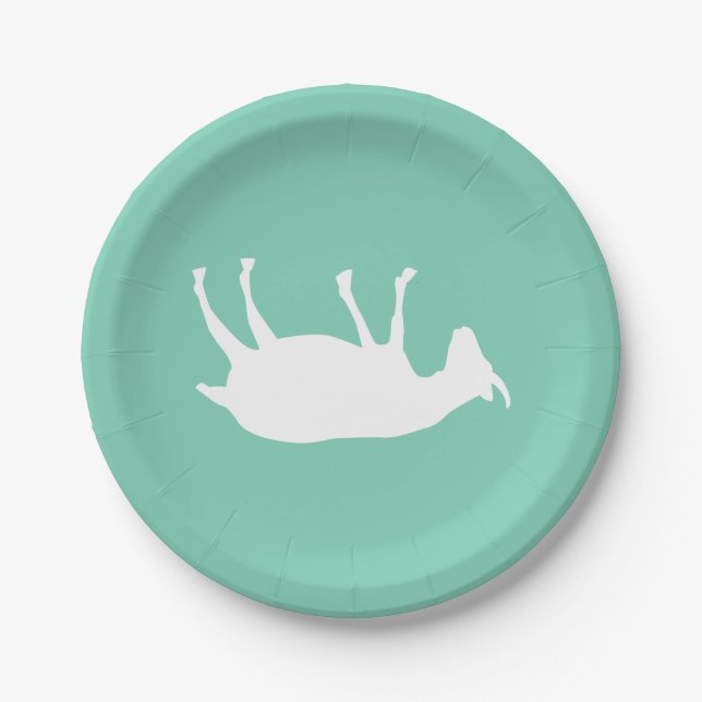 Fainting Goats Paper Plate (Front)