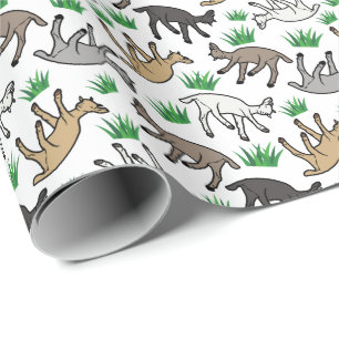 Fainting Goats Wrapping Paper