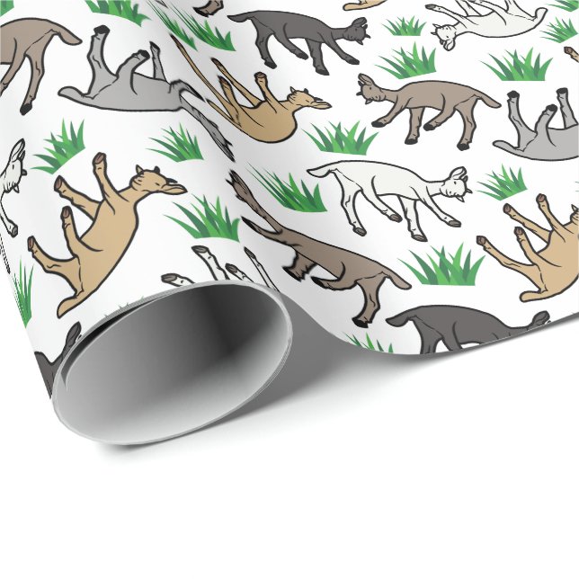 Fainting Goats Wrapping Paper (Roll Corner)
