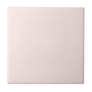 Faintly Pink Solid Light Scratch Ceramic Tile