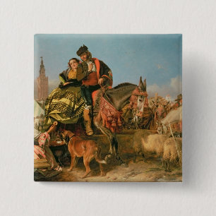 Fair at Seville 15 Cm Square Badge