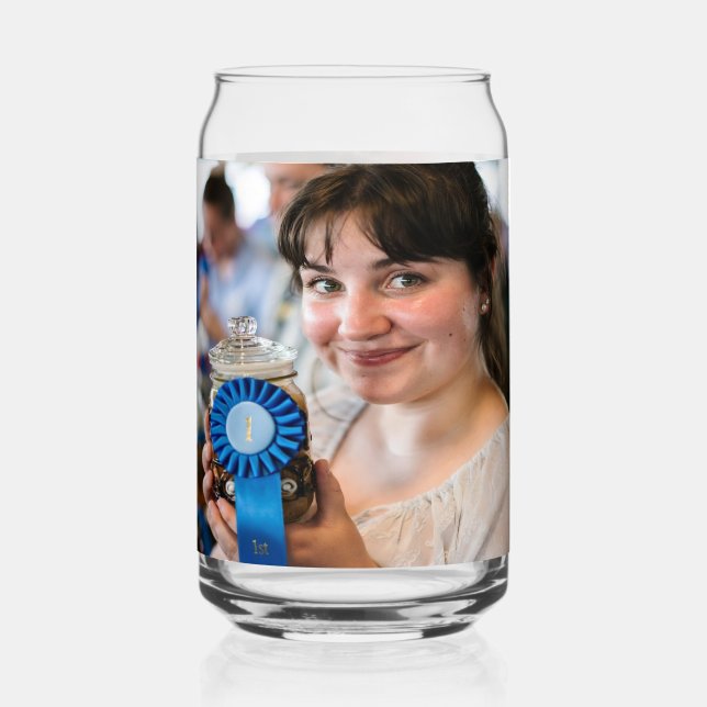 Fair Canning Contest Photo Customize Can Glass (Front)