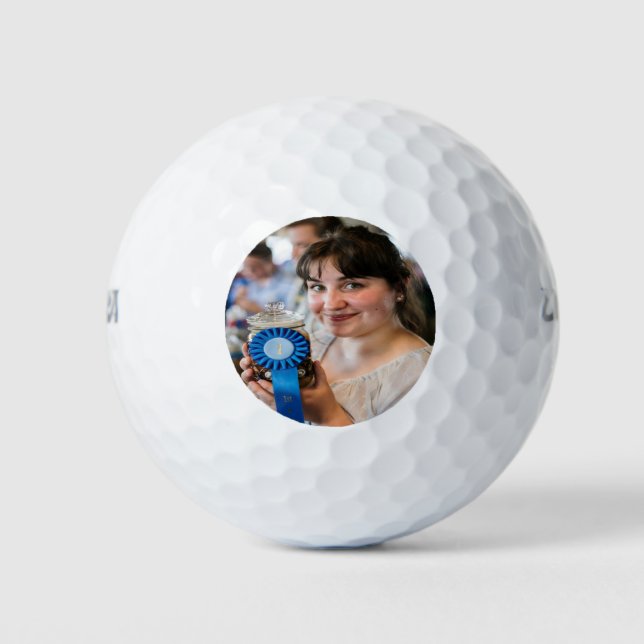 Fair Canning Contest Photo Customize Golf Balls (Front)