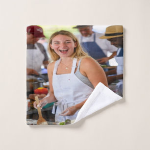 Fair Cook Off Photo Customize Bath Towel Set