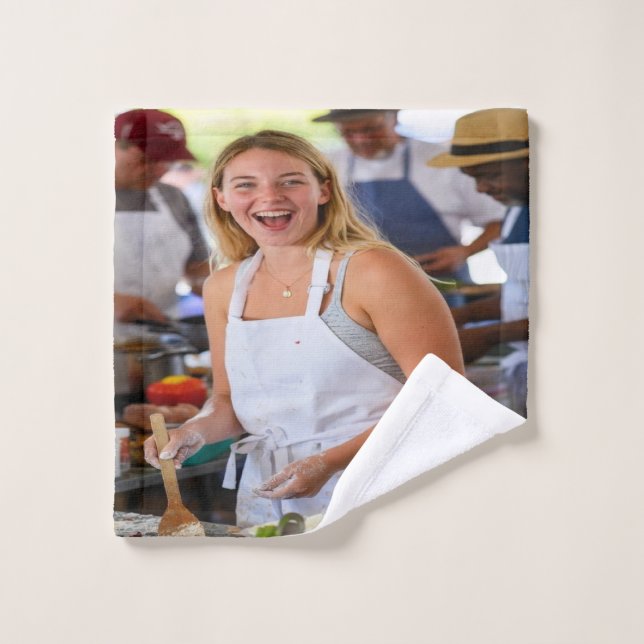 Fair Cook Off Photo Customize Bath Towel Set (Wash Cloth)