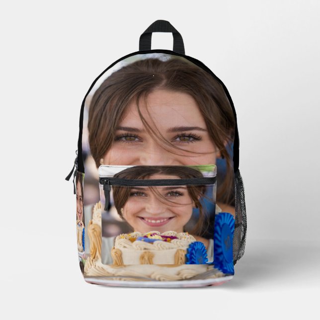 Fair Cooking Contest Photo Customize Printed Backpack (Front)