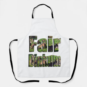 Fair Dinkum Aussie Slang Word With Kangaroos, Apron