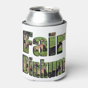 Fair Dinkum Aussie Slang Word With Kangaroos, Can Cooler