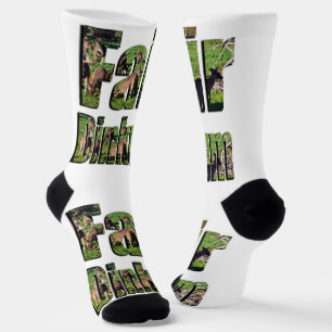 Fair Dinkum Aussie Slang Word With Kangaroos, Socks