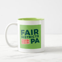 Fair Districts PA Mug w Green Interior