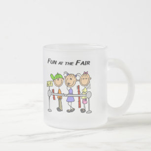 Fair Fun Tshirts and Gifts Frosted Glass Coffee Mug