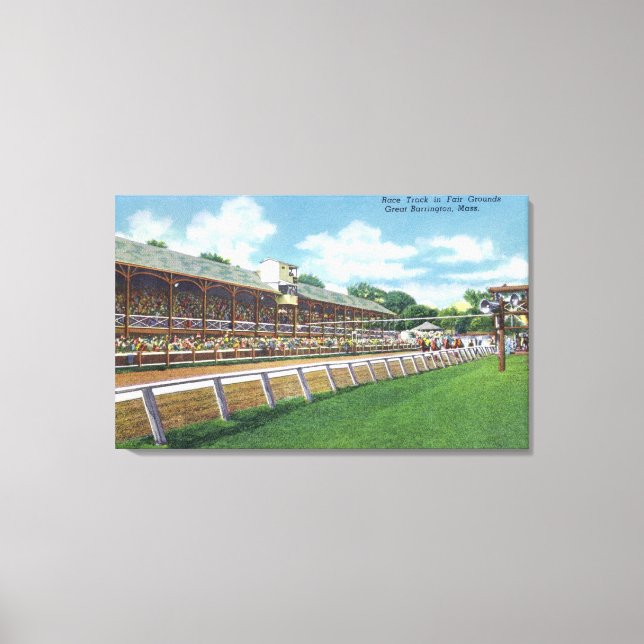 Fair Grounds Race Track View Canvas Print (Front)