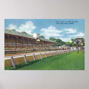 Fair Grounds Race Track View Poster