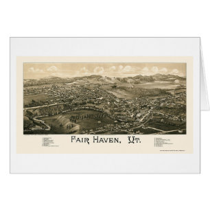 Fair Haven, VT Panoramic Map - 1886