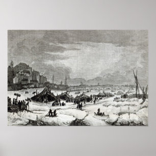 Fair held on the Thames Poster