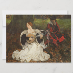 Fair is my Love (by Edwin Austin Abbey) Card