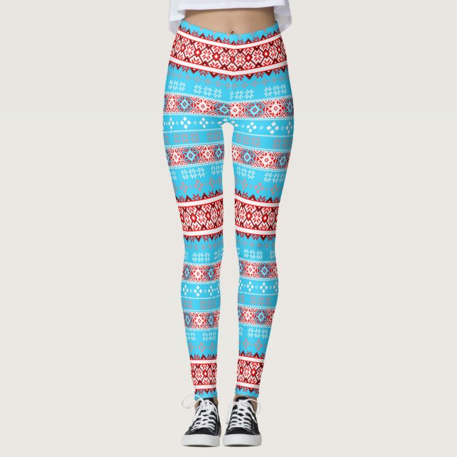 Fair Isle Leggings (Front)