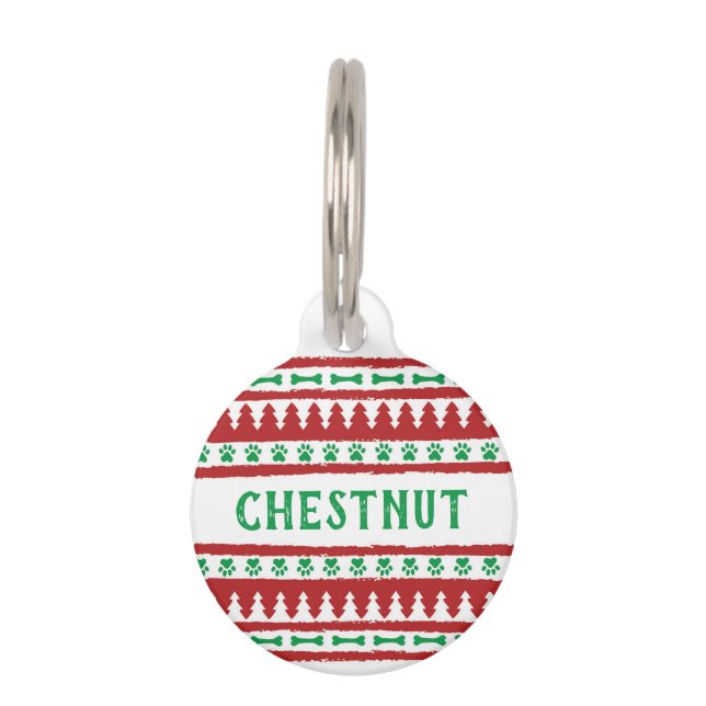 FAIR ISLE PET TAG (Front)