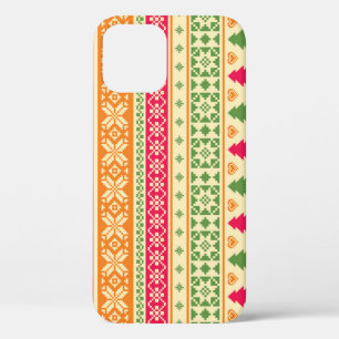 Fair Isle Style Christmas Seamless iPhone 12 Case