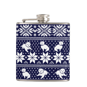 Fair Isle Westies Flask