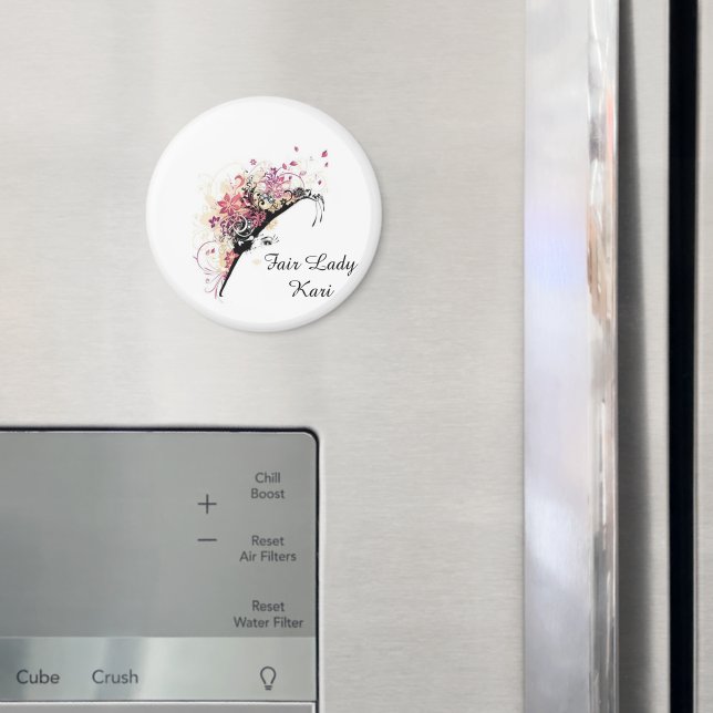 Fair Lady Theme Birthday Bridal Shower Party Favou Magnet (In Situ (Fridge))