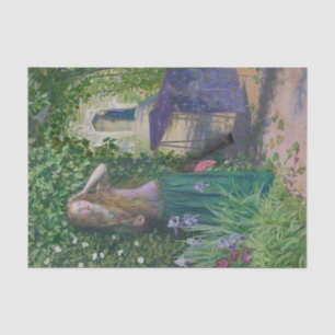 Fair Rosamund by Arthur Hughes Tissue Paper