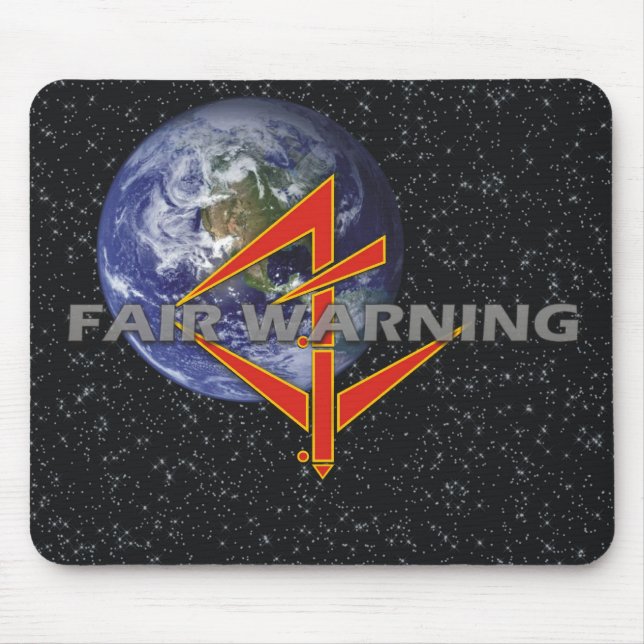 Fair Warning Mousepad (Front)