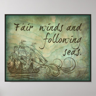 Fair Winds and Following Seas Poster