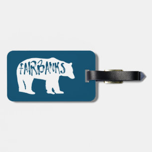 Fairbanks Alaska Bear Luggage Tag