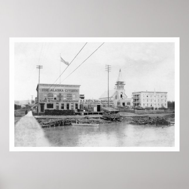 Fairbanks Alaska Citizen 1910 Poster (Front)