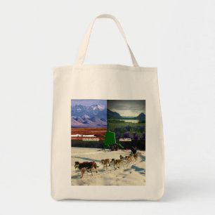 Fairbanks, Alaska Collage Tote Bag