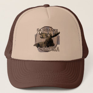 Fairbanks Alaska rustic moose hat