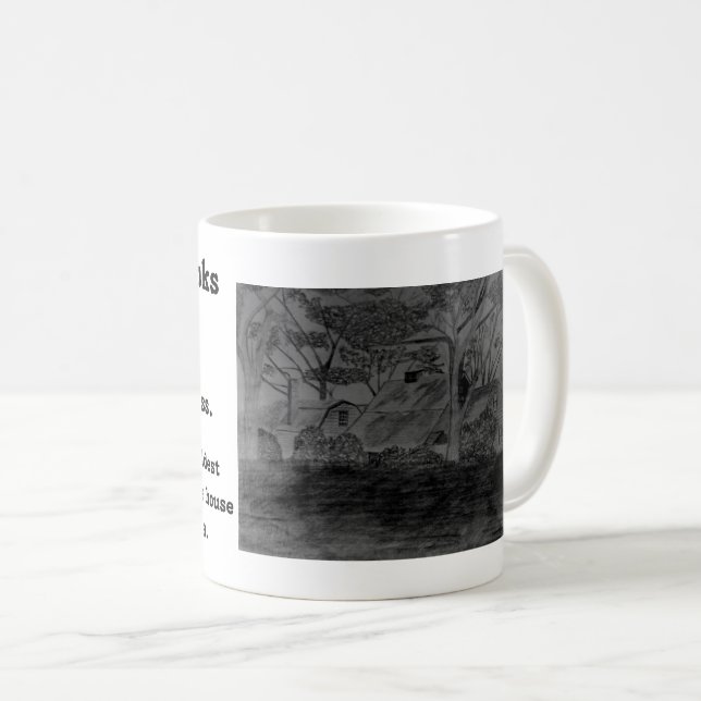 Fairbanks House, Dedham, Mass. Coffee Mug (Front Right)