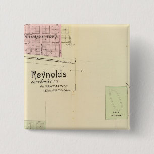 Fairbury and Steele City, Nebraska 15 Cm Square Badge