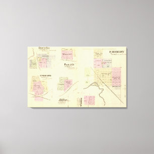 Fairbury and Steele City, Nebraska Canvas Print
