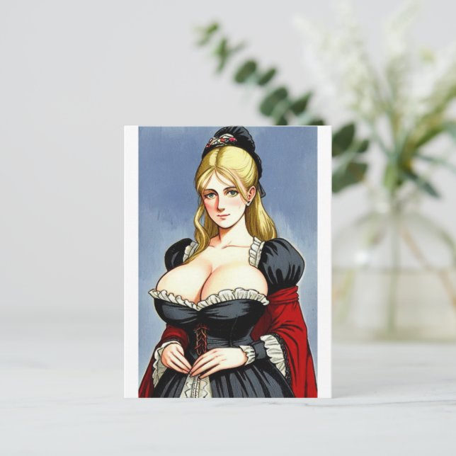 Faire Maiden 10 Postcard (Standing Front)