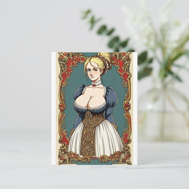 Faire Maiden 3 Postcard (Standing Front)