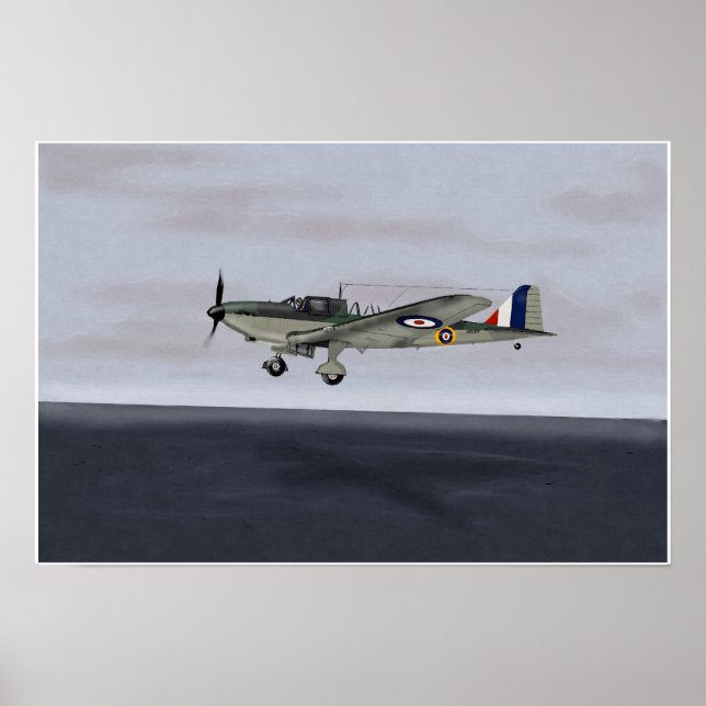 Fairey Fulmar Fighter 1940 Poster (Front)