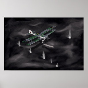 Fairey Swordfish II 'Silverfish' Poster