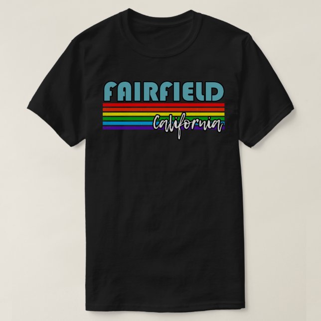 Fairfield California Pride  Fairfield LGBT Gift LG T-Shirt (Design Front)