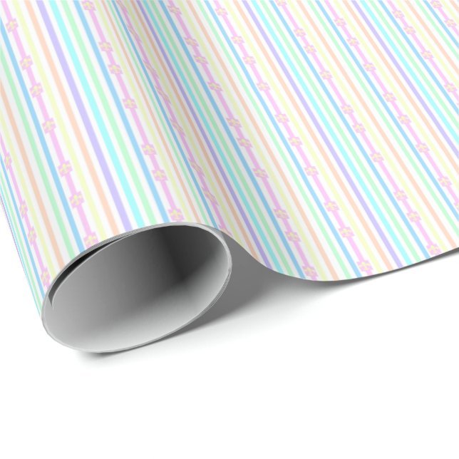 Fairground Fleur de Lis Wrapping Paper (Roll Corner)