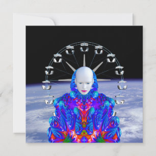 Fairground in Space  Card