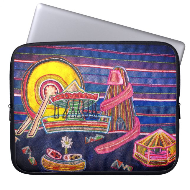 Fairground Laptop Sleeve (Front)
