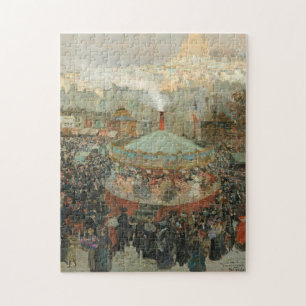 Fairground Louis Abel-Truchet Jigsaw Puzzle